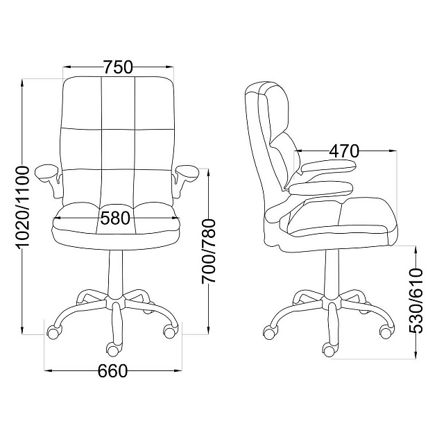 Кресло руководителя AksHome Caesar серый, велюр 86365 изображение 2 Кресло руководителя AksHome Caesar серый, велюр 86365 Фото № 2