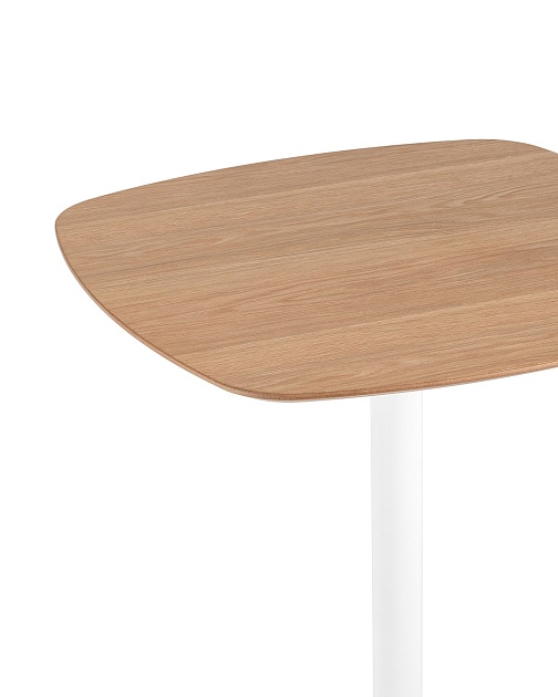 Барный стол Stool Group Form 60*60 светлое дерево/белый УТ000036019 Фото № 2