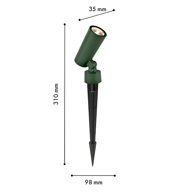 Ландшафтный светильник Favourite Micron 4809-1T изображение 2 Ландшафтный светильник Favourite Micron 4809-1T Фото № 2