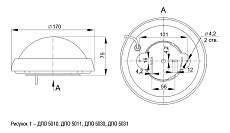 Настенно-потолочный светодиодный светильник IEK ДПО LDPO1-5032D-12-4000-K01 2