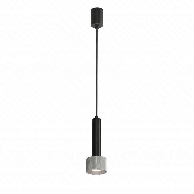 Подвесной светильник iLedex Delta 2362-1 BK+SL Фото № 5