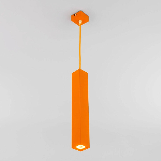 Подвесной светильник Eurosvet 50154/1 LED оранжевый фото 2