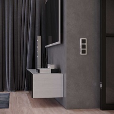 Рамка Werkel Platinum на 3 поста алюминий W0032606 4690389184475 3