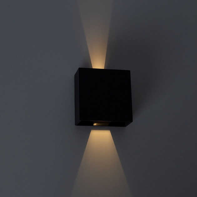 Уличный настенный светодиодный светильник Arte Lamp Algol A1445AL-1BK фото 5