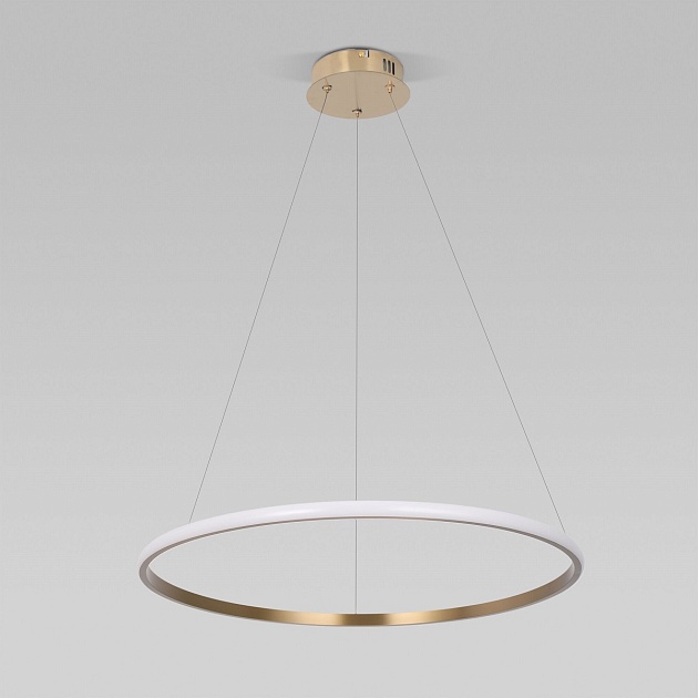 Подвесной светодиодный светильник Eurosvet Collars 90264/1 латунь изображение 2 Подвесной светодиодный светильник Eurosvet Collars 90264/1 латунь Фото № 2