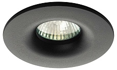 Светильник встраиваемый алюминиевый ЭРА KL105 BK под лампу MR16 GU5.3 черный Б0059792 1