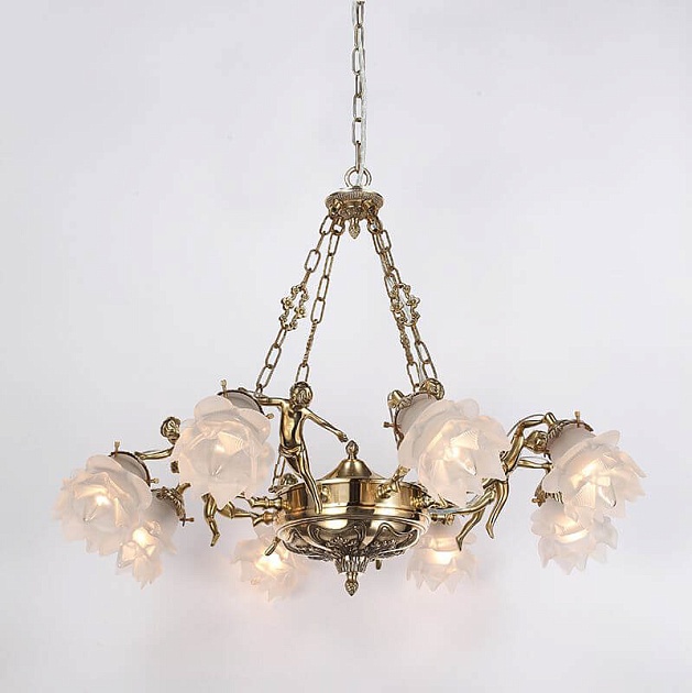 Подвесная люстра Lumien Hall Эльза H17050/8COP Фото № 1