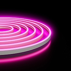 Светодиодный неон Apeyron 10W/m 120LED/m 2835SMD розовый 5M 17-305