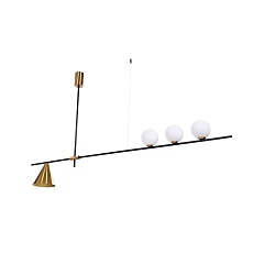 Подвесной светильник Lumina Deco Renzo LDP 6043-4 BK+MD 2