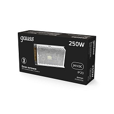 Блок питания Gauss 250W 24V IP20 202002250 4