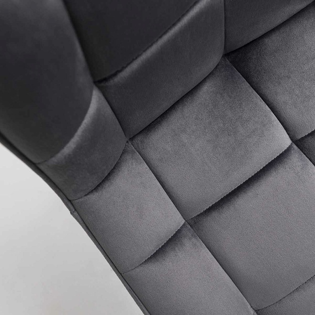 Полубарный стул AksHome Linx темно-серый, велюр 86206 изображение 5 Полубарный стул AksHome Linx темно-серый, велюр 86206 Фото № 5