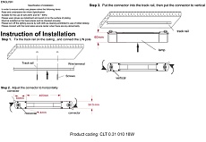 Трековый светодиодный светильник Crystal Lux CLT 0.31 010 18W WH M4000K 1