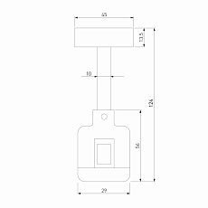 Декоративная стойка с коннектором Elektrostandard Esthetic Magnetic 85145/00 a065437 4