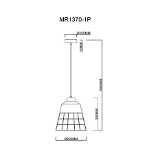 Подвесной светильник MyFar Hill MR1370-1P 1