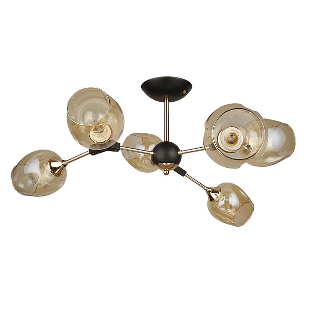 Люстра на штанге Arte Lamp SEPPIA A4211PL-6BK Фото № 1