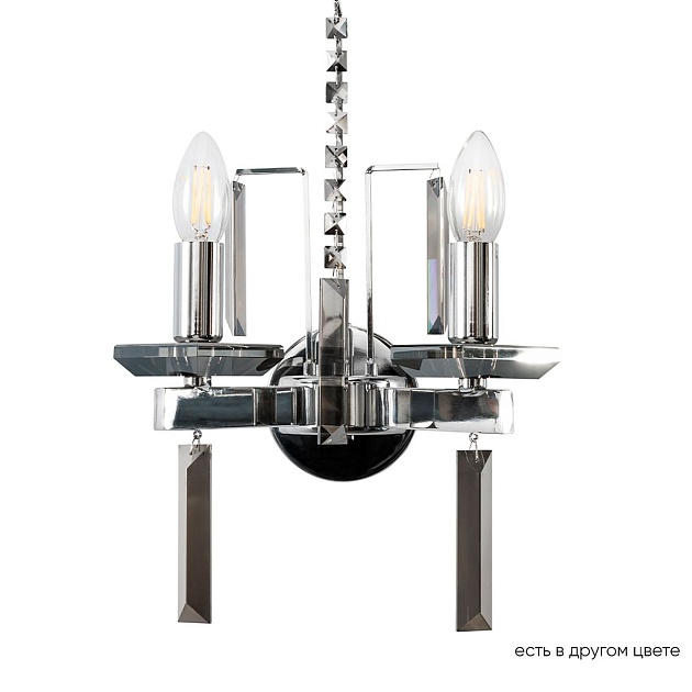 Бра Crystal Lux Marron AP2 Chrome Фото № 1