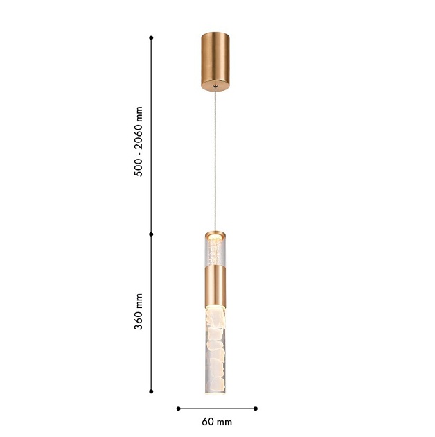 Подвесной светодиодный светильник Favourite Icecube 4760-1P Фото № 2
