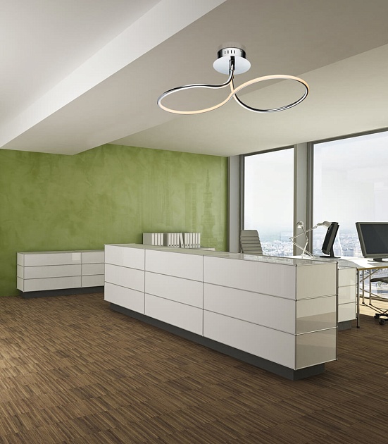 Потолочный светодиодный светильник Globo Wave 67823-19D изображение 2 Потолочный светодиодный светильник Globo Wave 67823-19D Фото № 2