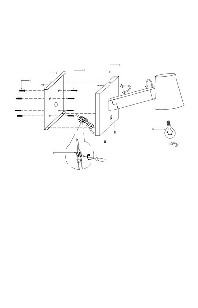 Бра Lucide Mizuko 20210/01/30 изображение 2 Бра Lucide Mizuko 20210/01/30 Фото № 2