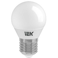 Лампа светодиодная IEK E27 7W 3000K матовая LLE-G45-7-230-30-E27 2