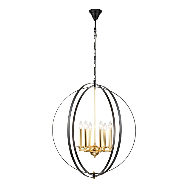 Подвесная люстра iLamp Element 9977-800 Gold&Black Фото № 1