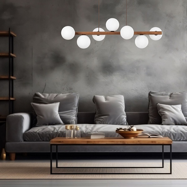 Подвесная люстра TK Lighting 10272 Estera Wood Фото № 4