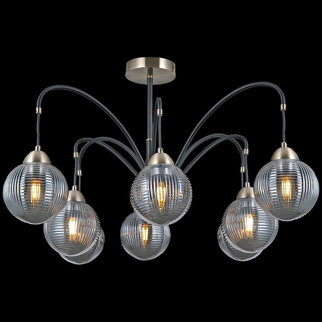 Потолочный светильник ILLUMICO IL0433-8PSQ-79 BK AB Фото № 1