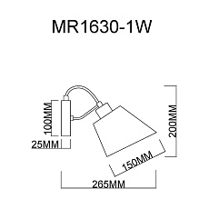 Бра MyFar Amber MR1630-1W 1