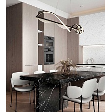 Подвесной светильник LED4U L7508-1000 BK 1
