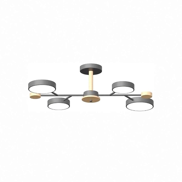 Потолочный cветильник LED4U L3213-670 GR изображение 1 Потолочный cветильник LED4U L3213-670 GR Фото № 1