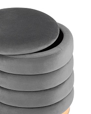 Пуф Stool Group Франсис велюр серый vd-fransis-b27 2