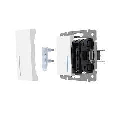 Блок LED подсветки для выключателя Werkel 2 шт. голубой W8010102 4690389213519 2