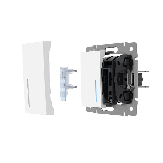 Блок LED подсветки для выключателя Werkel 2 шт. голубой W8010102 4690389213519 Фото № 3