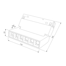 Трековый светодиодный светильник Elektrostandard Slim Magnetic 85194/01 a066586 1