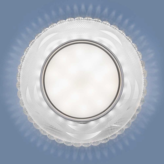 Встраиваемый светильник Elektrostandard 3036 GX53 SL/WH зеркальный/белый a047765 фото 4
