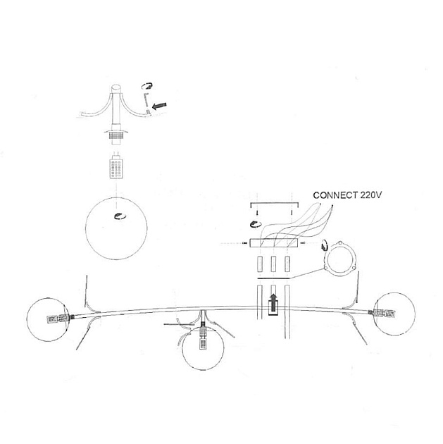 Потолочная люстра Imperium Loft Matisse 194951-23 изображение 3 Потолочная люстра Imperium Loft Matisse 194951-23 Фото № 3