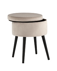 Пуф Stool Group Клайс велюр светло-серый vd-clays-b25 1