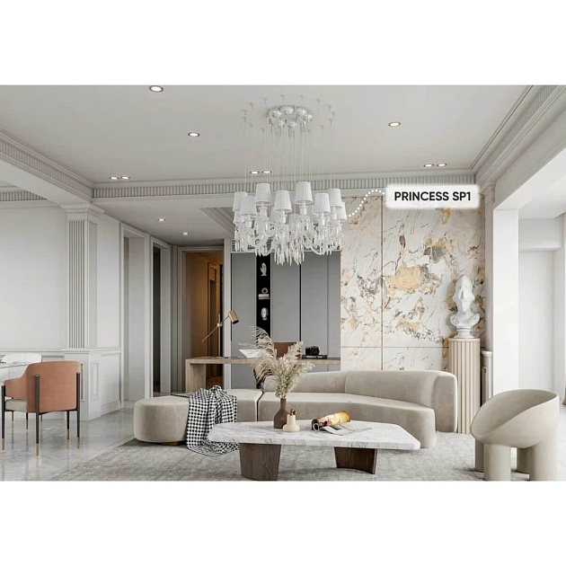 Подвесная люстра Crystal Lux Princess SP10+5 Фото № 3