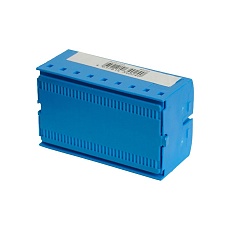 Зажим блочный (групп) для распред.тока нагрузки push-in на 18 точек, сеч 2,5 мм2, 450V, 24А,синий LD580 PTFIX 18/25 49752 2