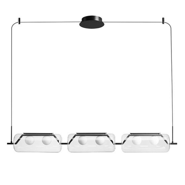 Подвесной светодиодный светильник Arte Lamp Geneva A2341SP-6BK изображение 1 Подвесной светодиодный светильник Arte Lamp Geneva A2341SP-6BK Фото № 1