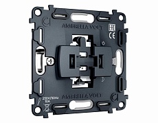 Механизм 1-клавишного выключателя с самовозвратом 10A-250V Ambrella Volt QUANT VM113 5