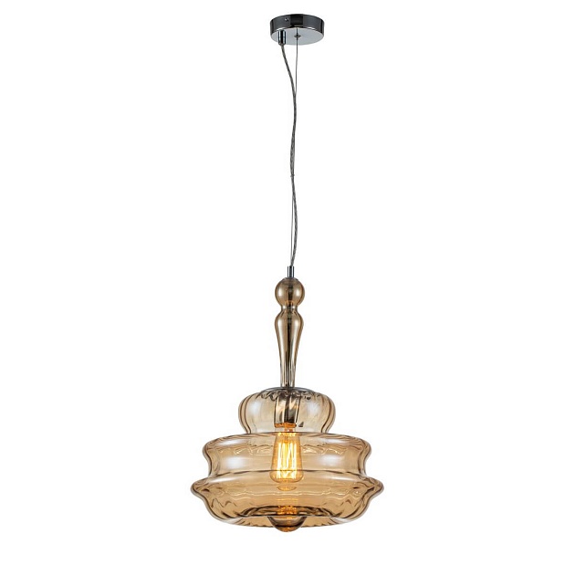 Подвесной светильник Indigo Frutto 11009/1P Amber V000126 изображение 1 Подвесной светильник Indigo Frutto 11009/1P Amber V000126 Фото № 1