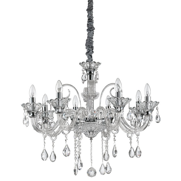 Подвесная люстра Ideal Lux Colossal SP8 Trasparente 114187 Фото № 1
