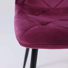 Кухонный стул AksHome Gill ежевичный велюр/черный 94147 2