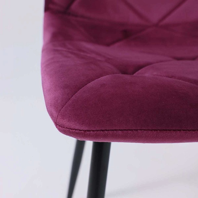 Кухонный стул AksHome Gill ежевичный велюр/черный 94147 изображение 3 Кухонный стул AksHome Gill ежевичный велюр/черный 94147 Фото № 3