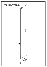 Настенный светодиодный светильник DesignLed JY L-Cross LWA0168S-BL-WW 002794 1