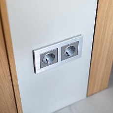 Рамка на 2 поста Werkel Aluminium алюминий W0021706 4690389158032 2