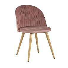 Кухонный стул Stool Group Лион Страйпс велюр розовый DC-69030G HLR-44