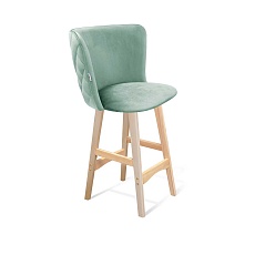 Полубарный стул Sheffilton SHT-ST36-3/S65-1 нежная мята/прозрачный лак 5704694202