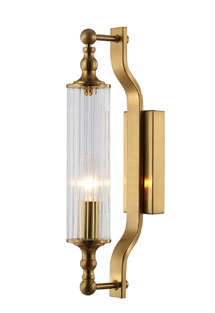 Бра Crystal Lux Tomas AP1 Brass фото 2